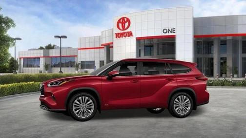 Ruby Flare Pearl 2026 Toyota Highlander Hybrid Platinum
