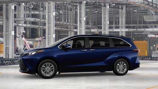 Blue 2026 Toyota Sienna XLE