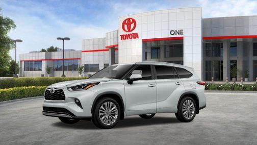 Wind Chill Pearl 2026 Toyota Highlander Hybrid Platinum