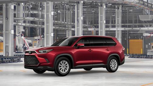 Red 2026 Toyota Grand Highlander Hybrid XLE