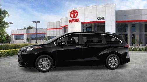 Midnight Black Metallic 2026 Toyota Sienna XLE