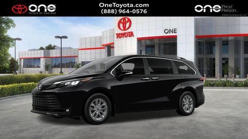Midnight Black Metallic 2026 Toyota Sienna XLE