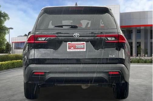 Midnight Black Metallic 2025 Toyota Grand Highlander XLE