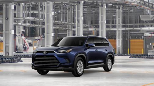 Blue 2026 Toyota Grand Highlander Hybrid XLE