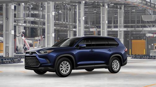 Blue 2026 Toyota Grand Highlander Hybrid XLE