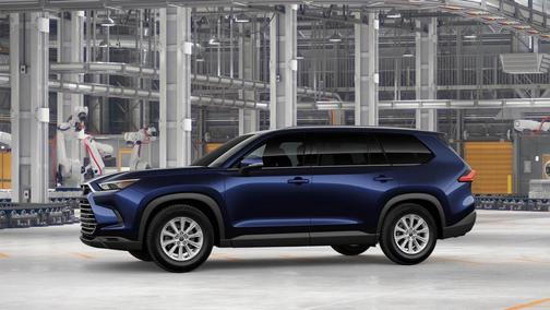 Blue 2026 Toyota Grand Highlander Hybrid XLE