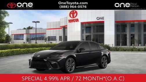Midnight Black Metallic 2026 Toyota Camry XSE