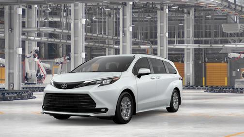 White 2026 Toyota Sienna XLE