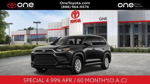 Midnight Black Metallic 2026 Toyota Grand Highlander XLE