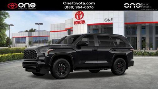 Midnight Black Metallic 2026 Toyota Sequoia Platinum