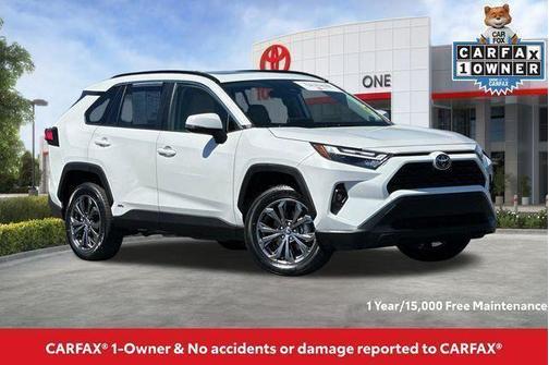 White 2025 Toyota RAV4 Hybrid XLE Premium