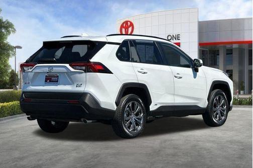 White 2025 Toyota RAV4 Hybrid XLE Premium