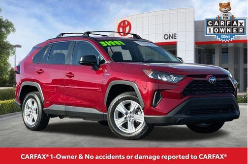 Ruby Flare Pearl 2021 Toyota RAV4 Hybrid LE