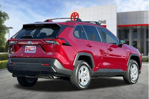 Ruby Flare Pearl 2021 Toyota RAV4 Hybrid LE