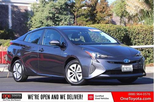 Magnetic Gray Metallic 2018 Toyota Prius Three
