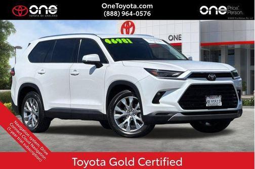 White 2024 Toyota Grand Highlander Limited