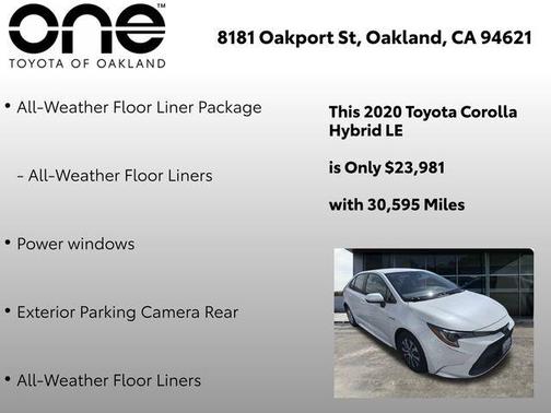 2020 Toyota Corolla Hybrid LE