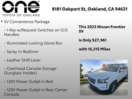 2023 Nissan Frontier SV