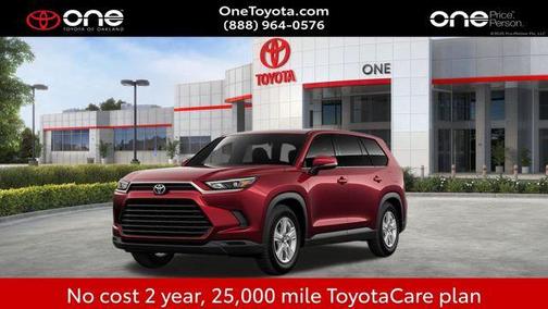 Ruby Flare Pearl 2026 Toyota Highlander Hybrid LE