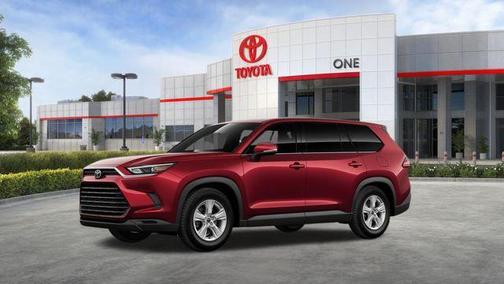 Ruby Flare Pearl 2026 Toyota Highlander Hybrid LE