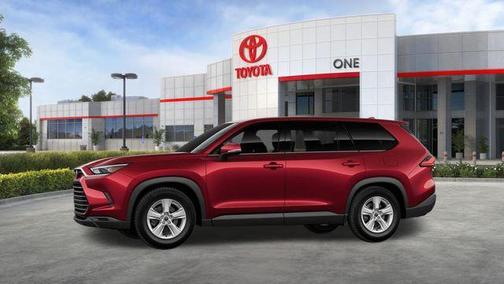 Ruby Flare Pearl 2026 Toyota Highlander Hybrid LE