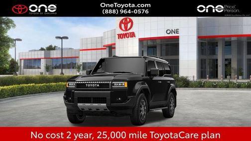 Black 2026 Toyota Land Cruiser Base