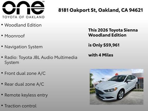 2026 Toyota Sienna Woodland Edition