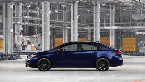 Blue 2026 Toyota Corolla Hybrid SE