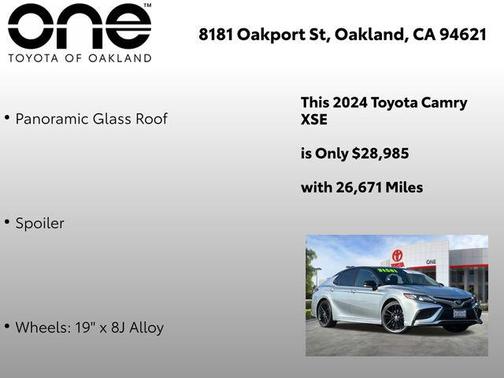2024 Toyota Camry XSE