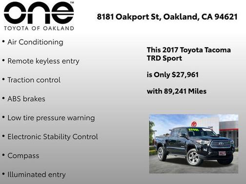 2017 Toyota Tacoma TRD Sport