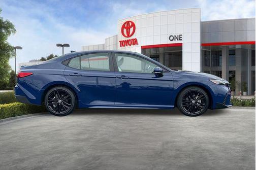 Reservoir Blue 2025 Toyota Camry SE