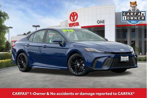 Reservoir Blue 2025 Toyota Camry SE