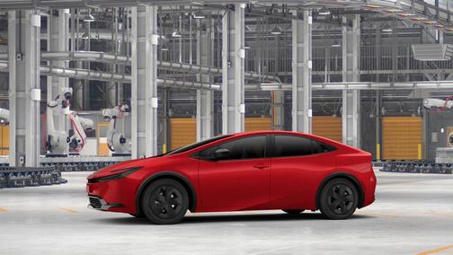Red 2026 Toyota Prius LE