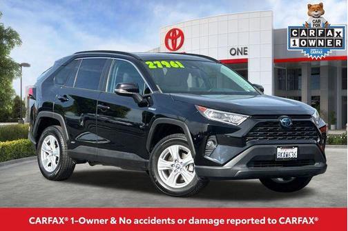 Midnight Black Metallic 2019 Toyota RAV4 Hybrid XLE