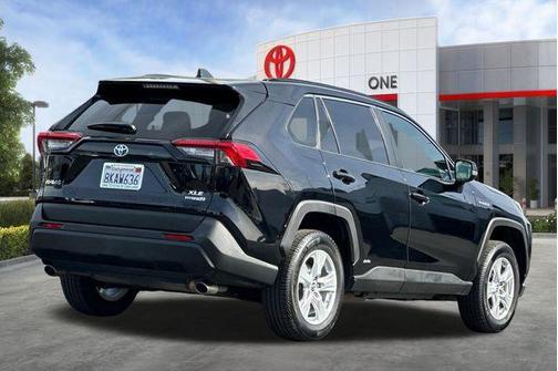 Midnight Black Metallic 2019 Toyota RAV4 Hybrid XLE