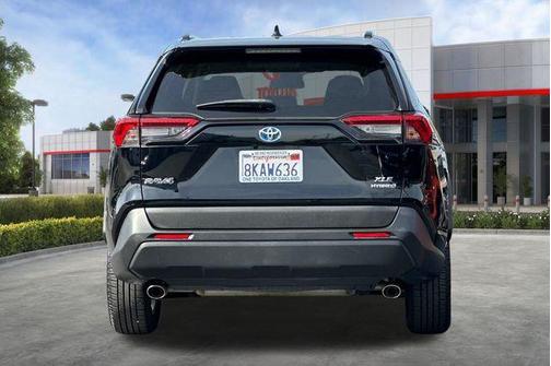 Midnight Black Metallic 2019 Toyota RAV4 Hybrid XLE