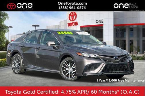Gray 2024 Toyota Camry SE
