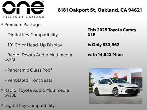 2025 Toyota Camry XLE