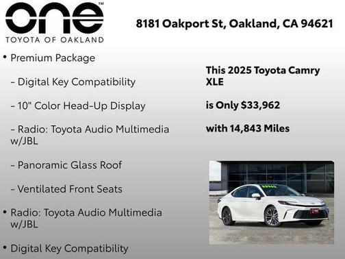 2025 Toyota Camry XLE