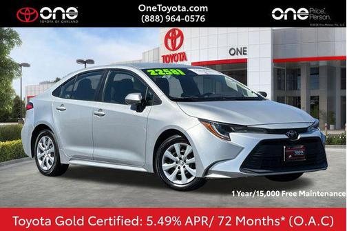 Classic Silver Metallic 2024 Toyota Corolla LE