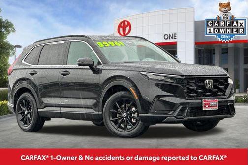 Gray 2025 Honda CR-V Hybrid Sport AWD