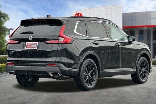 Gray 2025 Honda CR-V Hybrid Sport AWD