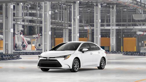 White 2026 Toyota Corolla LE