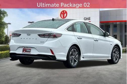 Hyper White 2019 Hyundai SONATA Hybrid Limited