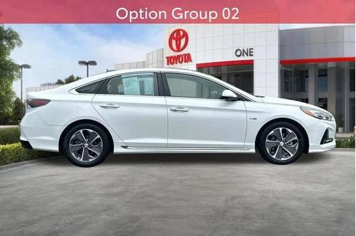 Hyper White 2019 Hyundai SONATA Hybrid Limited