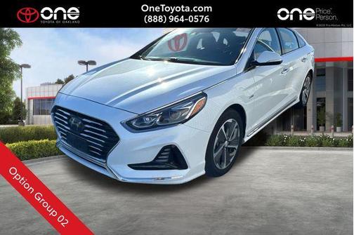 Hyper White 2019 Hyundai SONATA Hybrid Limited