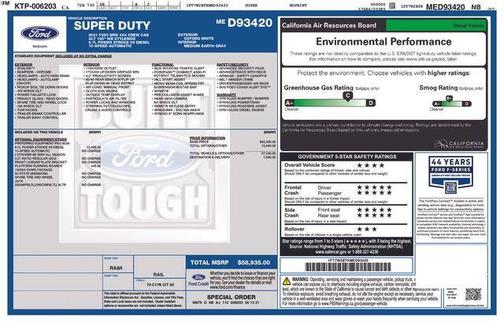 Oxford White 2021 Ford F-250 XLT