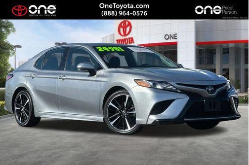 Celestial Silver Metallic 2019 Toyota Camry XSE