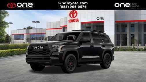 Midnight Black Metallic 2026 Toyota Sequoia TRD Pro