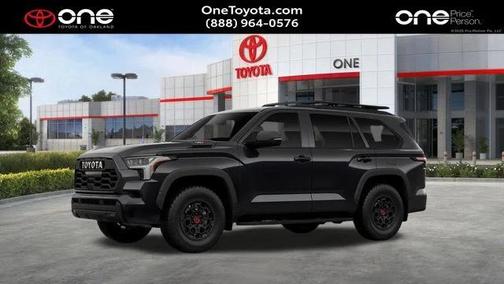 Midnight Black Metallic 2026 Toyota Sequoia TRD Pro